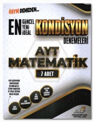 Kondisyon Yayınları AYT Matematik 7 Li Deneme - 1
