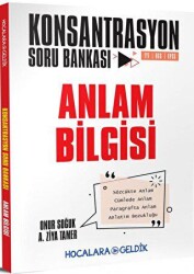 Hocalara Geldik Konsantrasyon Soru Bankası Anlam Bilgisi - Hocalara Geldik