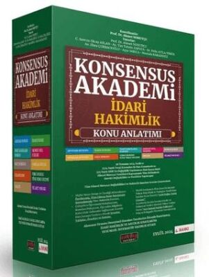 KONSENSUS Akademi İdari Yargı Hakim Yardımcılığı Sınavı Konu Anlatımı - 1