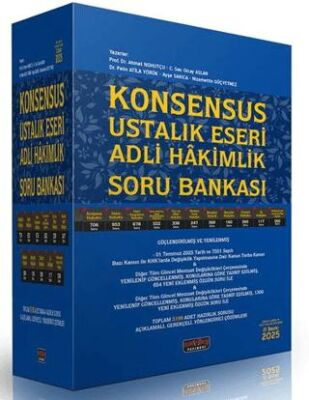 KONSENSUS Ustalık Eseri Adli Hakimlik Soru Bankası - 1