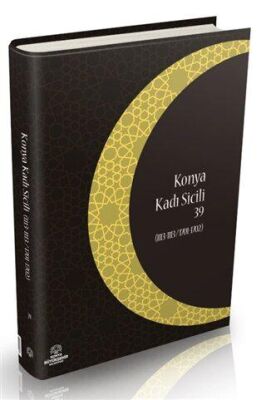 Konya Kadı Sicili 39 - 1