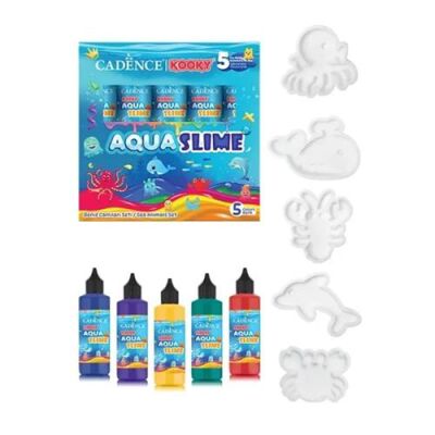 Kooky Aquaslıme Deniz Canlıları Seti 5X90Ml - 2