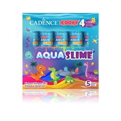 Kooky Aquaslıme Dinazor Dünyası Seti 5X90Ml - MiArt