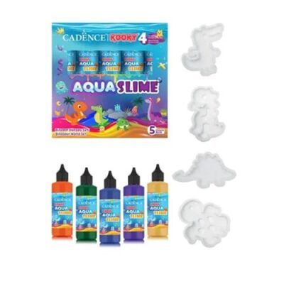 Kooky Aquaslıme Dinazor Dünyası Seti 5X90Ml - 2