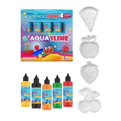 Kooky Aquaslıme Tatlı Meyveler Seti 5X90Ml - 2