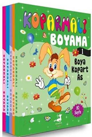 Koparmalı Boyama Set 1 5 Kitap Takım - Olimpos Çocuk