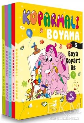 Koparmalı Boyama Set 2 5 Kitap Takım - Olimpos Çocuk