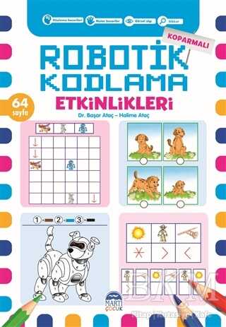 Koparmalı Robotik Kodlama Etkinlikleri - 4 - Martı Çocuk Yayınları
