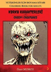 Korku Karakterleri - Yetişkinler için Boyama Kitabı - Cinius Yayınları