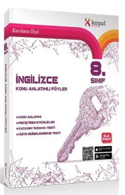 Koşul Yayıncılık 8. Sınıf İngilizce Föy - 1