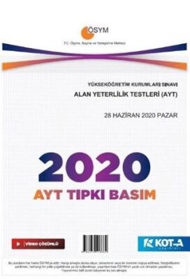 AYT 2020 Tıpkı Basım - 1