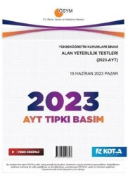 AYT 2023 Tıpkı Basım - Kota Yayınları