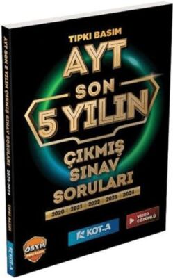AYT Son 5 Yılın Çıkmış Sınav Soruları - 1