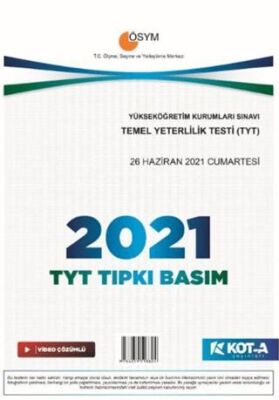 Kota Yayınları TYT 2021 Tıpkı Basım - 1