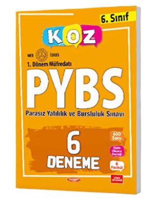 Kurmay Yayınları KOZ 6. Sınıf PYBS 6 Deneme - 2