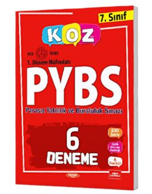 Kurmay Yayınları KOZ 7. Sınıf PYBS 6 Deneme - 1