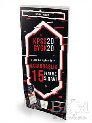 Pelikan Tıp Teknik Yayıncılık KPSS 2020 GYGK - Tüm Adaylar İçin Vatandaşlık 15 Deneme Sınavı - Pelikan Tıp Teknik Yayıncılık