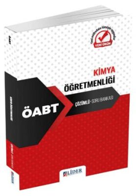 Lider Yayınları KPSS 2022 ÖABT Kimya Öğretmenliği Soru Bankası - 1