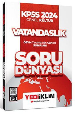 Yediiklim Yayınları KPSS 2024 Genel Kültür Vatandaşlık Soru Dünyası - 1