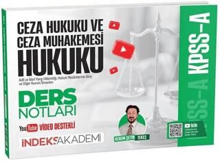 KPSS A Grubu Ceza Hukuku ve Ceza Muhakemesi Hukuku Video Ders Notları - 1