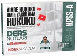 KPSS A Grubu İdare ve İdari Yargılama Hukuku Video Ders Notları - İndeks Akademi Yayıncılık
