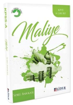 Lider Yayınları KPSS A Grubu Maliye Soru Bankası - 1