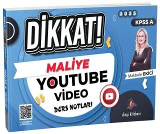 KPSS A Grubu Maliye DİKKAT YouTube Video Ders Notları - 1