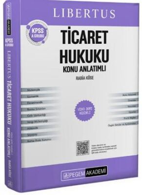 KPSS A Grubu Libertus Ticaret Hukuku Konu Anlatımlı - 1