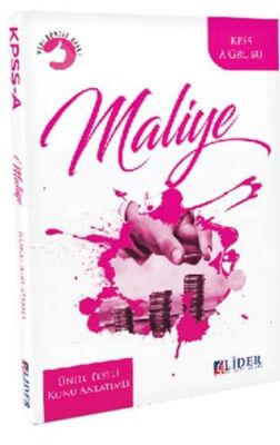 Lider Yayınları Maliye Konu Kitabı - KPSS A Grubu - 1