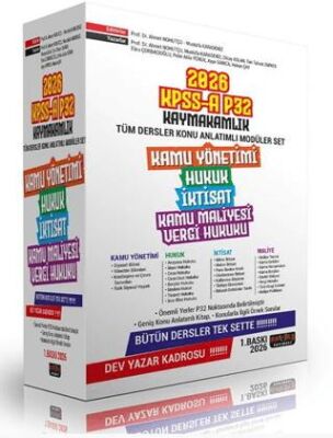 KPSS A P32 Kaymakamlık Konu Anlatımı Modüler Seti - 1