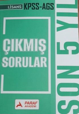 KPSS AGS Çıkmış Sorular Son 5 Yıl - 1