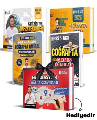 KPSS - AGS Coğrafya Soru Bankası Seti - 1