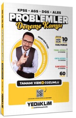 KPSS-AGS-DGS-ALES Problemler Tamamı Video Çözümlü Deneme Kampı 60 Deneme - 1