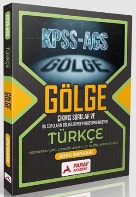 KPSS-AGS Gölge Türkçe Soru Bankası - 1
