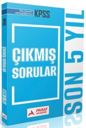KPSS - AGS Ön Lisans - Ortaöğretim Tıpkı Basım Son 5 Yıl Çıkmış Sorular - Paraf Akademi