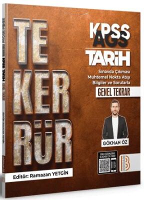 KPSS AGS Tekerrür Tarih Genel Tekrar - 1