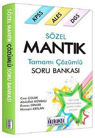İrem Yayıncılık KPSS ALES DGS Sözel Mantık Tamamı Çözümlü Soru Bankası - İrem Yayıncılık