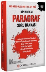 KPSS MEB-AGS ALES DGS TYT AYT MSÜ 222 Soruda Paragrafın Şifresi Soru Bankası Çözümlü - Öğreti Akademi