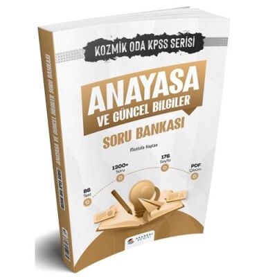 KPSS Anayasa Güncel Kozmik Oda Soru Bankası - 1