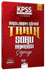 Kadir Koç Akademi KPSS Başlarım Şimdi Tarih Soru Bankası Çözmeye - Kadir Koç Akademi