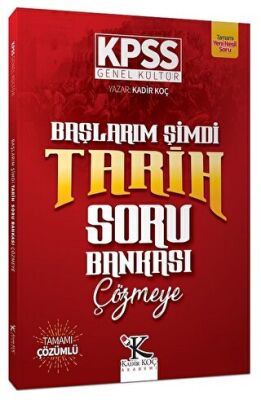 Kadir Koç Akademi KPSS Başlarım Şimdi Tarih Soru Bankası Çözmeye - 1