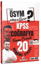 KPSS Coğrafya ÖSYM Böyle Sorar 20 Deneme - Dizgi Kitap