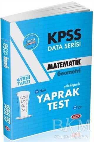 Data Yayınları KPSS Data Serisi Matematik Geometri Çek Koparlı Yaprak Test