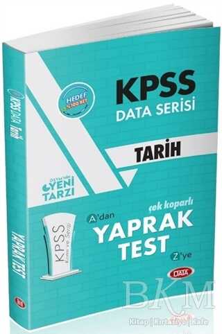 Data Yayınları KPSS Data Serisi Tarih Çek Koparlı Yaprak Test