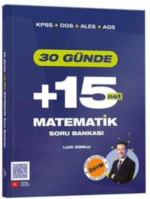KPSS DGS ALES AGS 30 Günde Matematik +15 Net Soru Bankası - 1