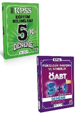 Panem Yayınları KPSS Eğitim Bilimleri 5 Deneme + ÖABT Psikolojik Danışma ve Rehberlik 3+1 Deneme - 1