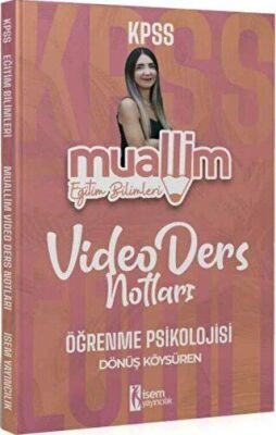 İSEM Yayıncılık KPSS Eğitim Bilimleri Muallim Öğrenme Psikolojisi Video Ders Notları - 1