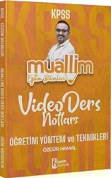 İSEM Yayıncılık KPSS Eğitim Bilimleri Muallim Öğretim Yöntem ve Teknikleri Video Ders Notları - İSEM Yayıncılık