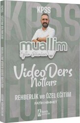 İSEM Yayıncılık KPSS Eğitim Bilimleri Muallim Rehberlik ve Özel Eğitim Video Ders Notları - İSEM Yayıncılık