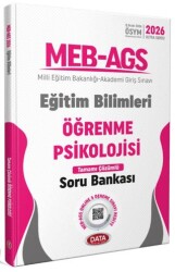 2026 MEB-AGS Eğitim Bilimleri Öğrenme Psikolojisi Tamamı Çözümlü Soru Bankası - Data Yayınları
